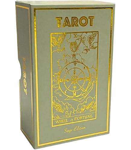 Amazon.com: White Gold Tarot Deck with Guidebook – Luxury 78-Card
